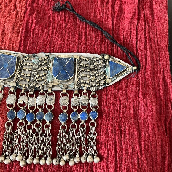 *Vintage* Middle Eastern Lapis Chocker - Picture 9 of 12